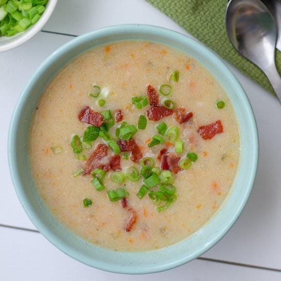 WHOLE30 INSTANT POT POTATO SOUP