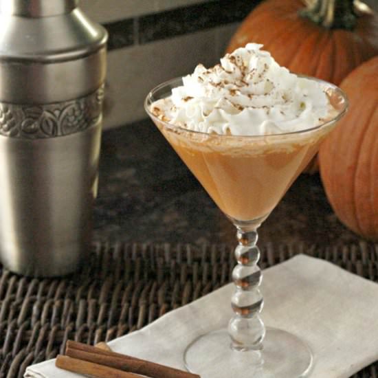 Caramel Pumpkin Spice Martini
