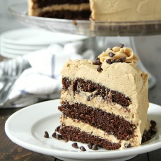 Peanut Butter Chocolate Cake