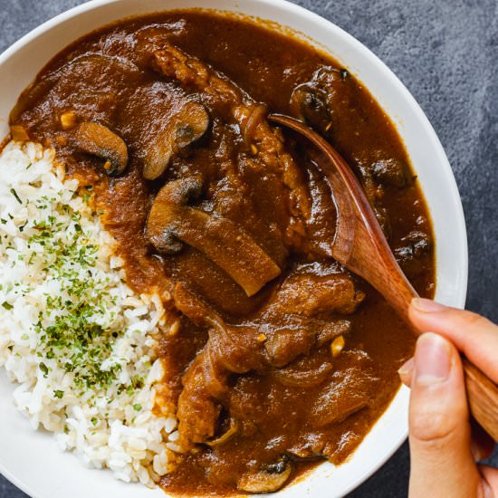 Vegan Shortcut Hayashi Rice