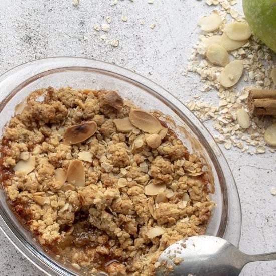 Gluten Free Apple Cinnamon Crumble