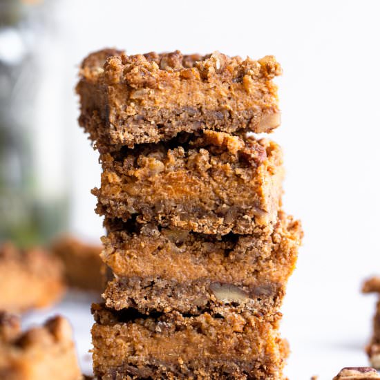 Gluten Free Sweet Potato Pie Bars