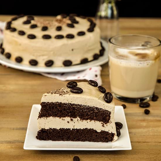 Latte macchiato cake