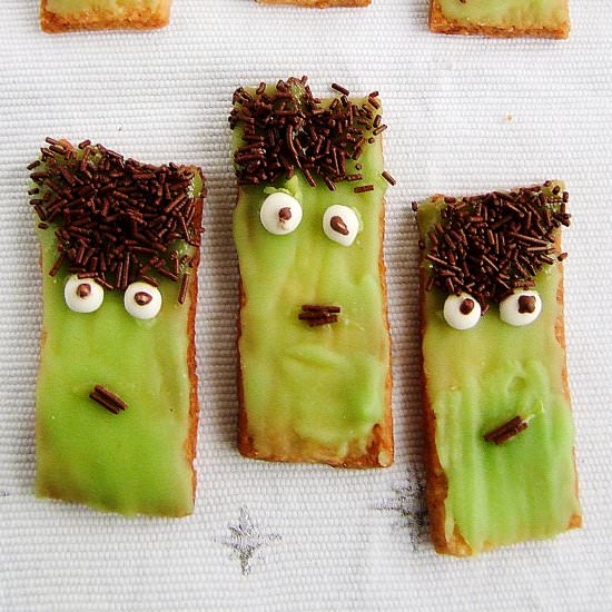 Frankenstein cookies