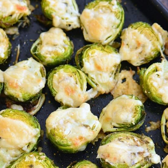 Parmesan Roasted Brussels Sprouts