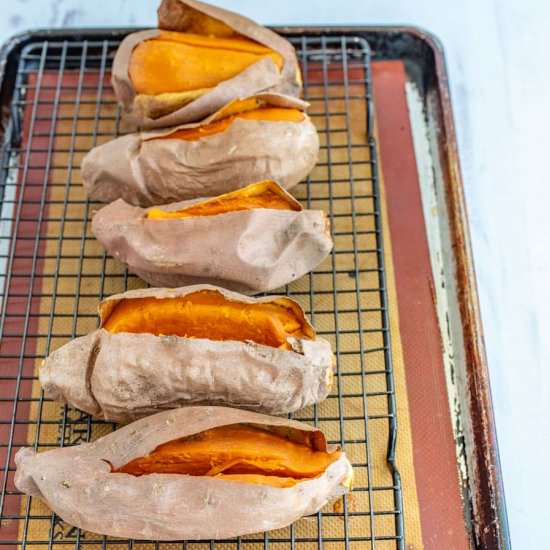 How to Bake a Sweet Potato
