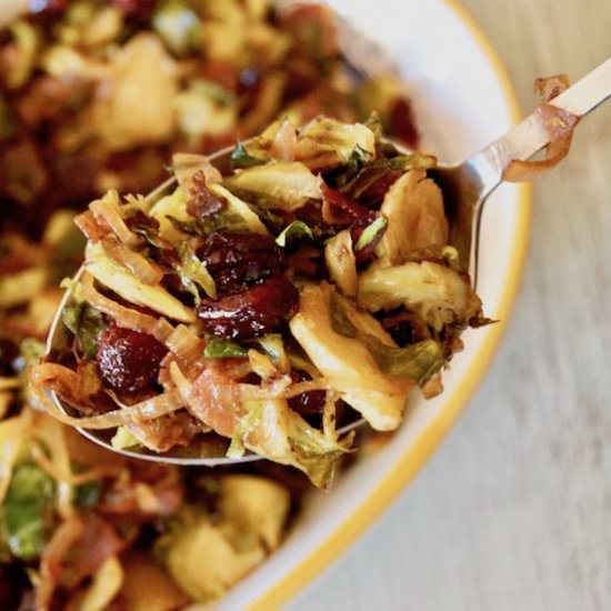 Prosciutto Shaved Brussels Sprouts