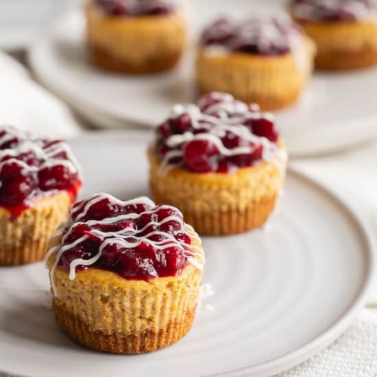 Mini Pumpkin Cheesecakes