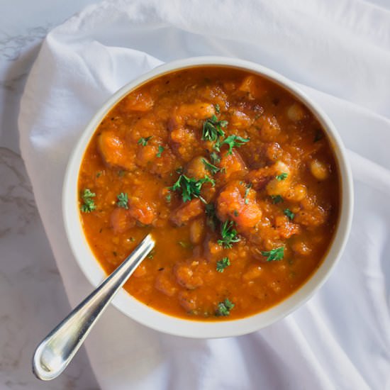 Pumpkin And Sweet Potato Soup