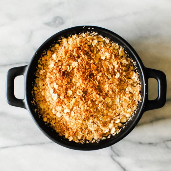 Microwave Apple Crumble