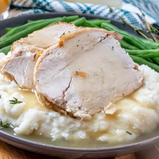 Instant Pot Turkey Breast and Gravy