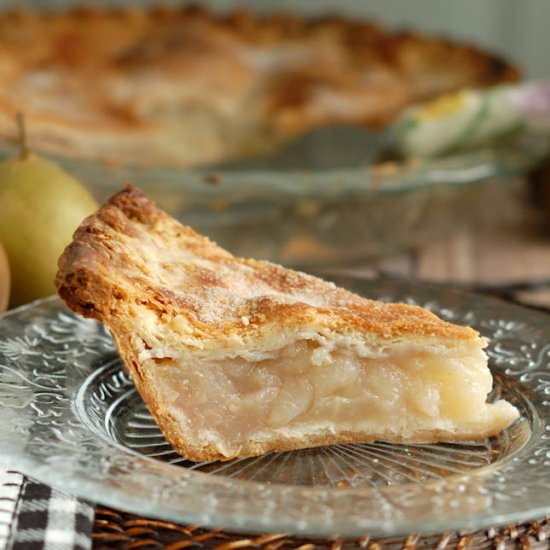 Vanilla Pear Pie