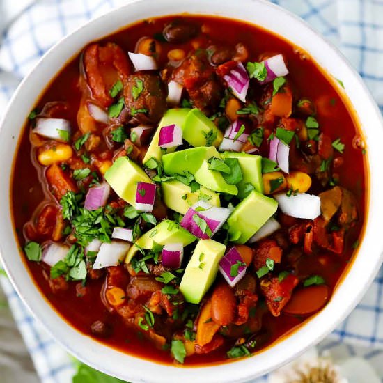 Smoky Vegetarian Chili