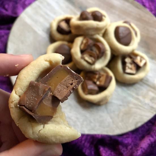 Halloween Thumbprint Cookies