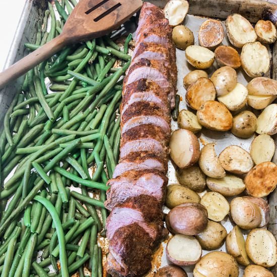Pork Tenderloin Sheet Pan Dinner