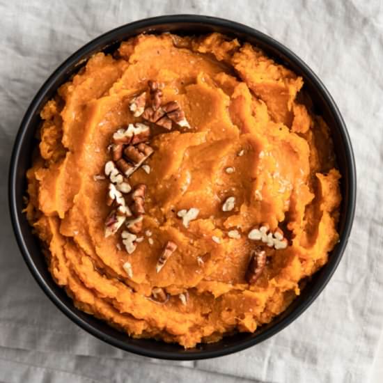 Vegan Mashed Sweet Potatoes