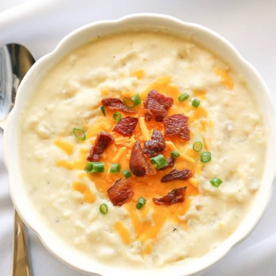 Crockpot Creamy Potato Soup