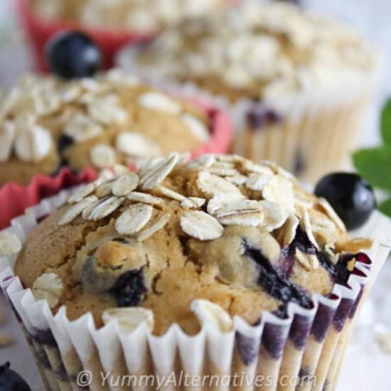 Vegan Blueberry Muffins