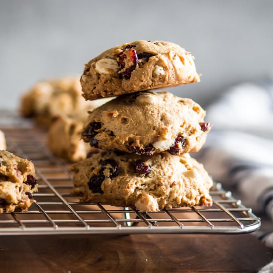 GF White Chocolate Cranberry Cookie