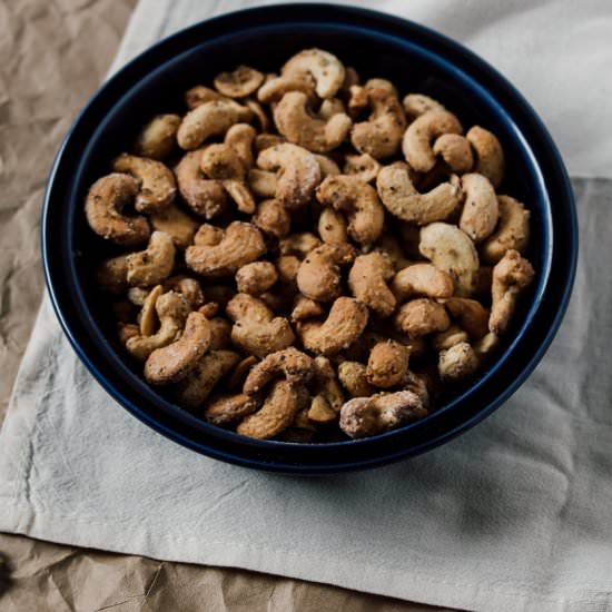 Air Fryer Roasted Cashews