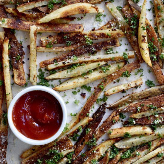 Baked Garlic Fries