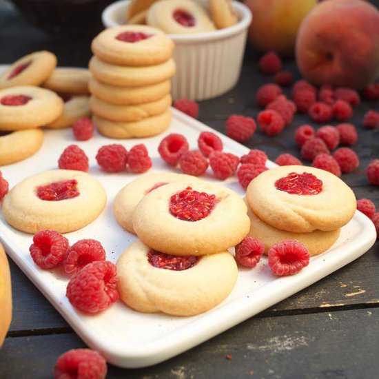 Vegan Thumbprint Cookies