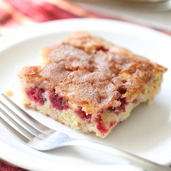 Cranberry Cinnamon Coffee Cake