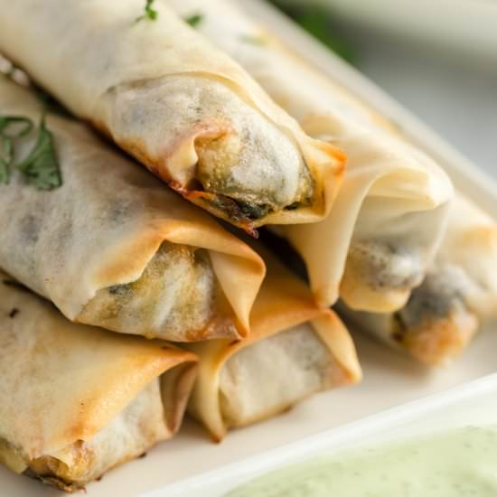 Baked Southwestern Egg Rolls