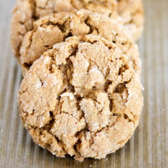 Maple Molasses Oatmeal Cookies