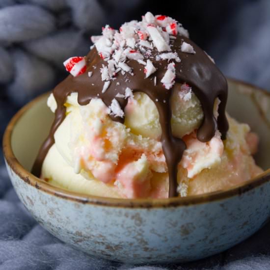 Peppermint Crunch Ice Cream