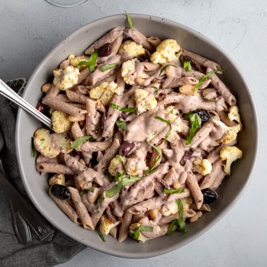 Kalamata Olive Pasta w/ Cauliflower