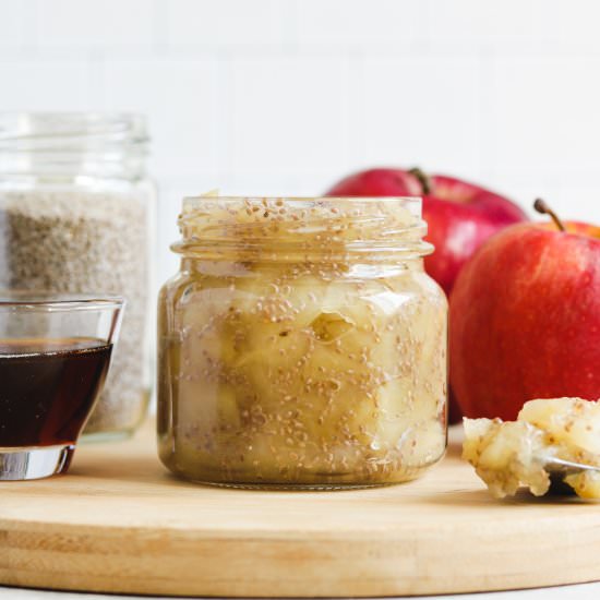 apple chia jam