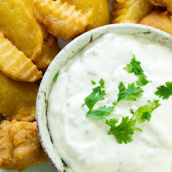 Fresh Homemade Tartar Sauce Recipe