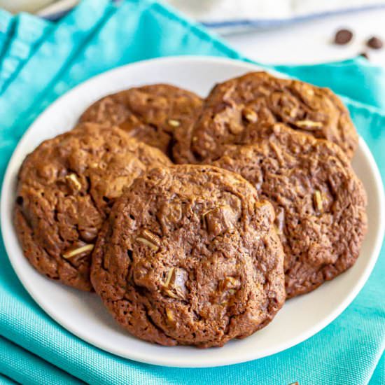Chocolate mint cookies