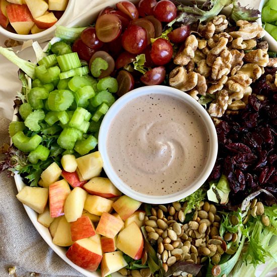 Creamy, Vegan Walnut Vinaigrette