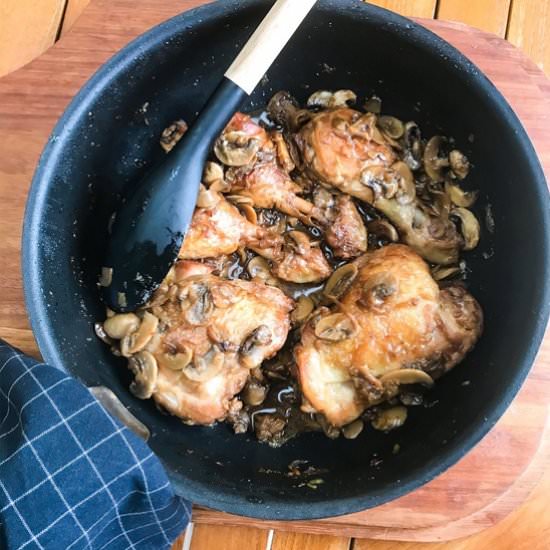 Chicken with mushrooms