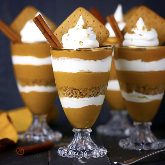 Pumpkin Cheesecake Parfait