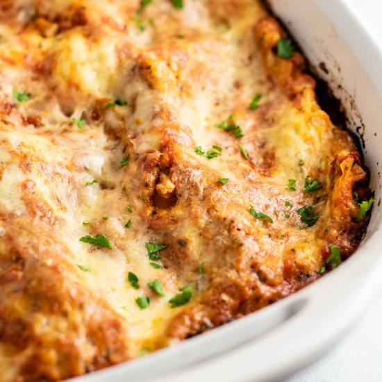 Three Cheese Lasagna Recipe