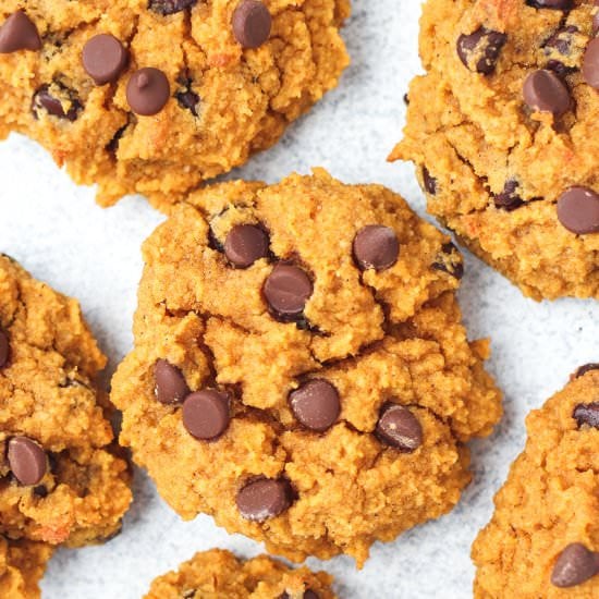 Paleo Pumpkin Chocolate Chip Cookie