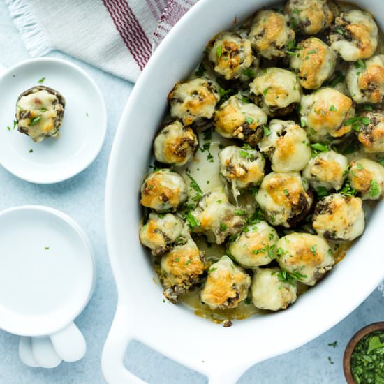 Cheesesteak Stuffed Mushrooms