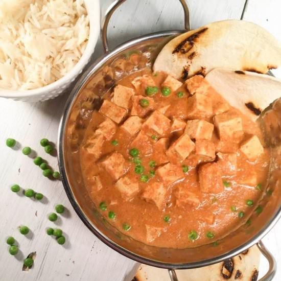 Vegan “butter chicken”