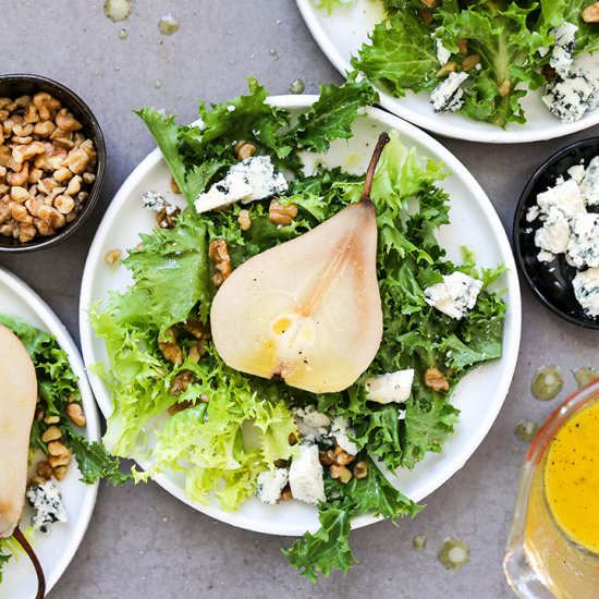 Poached Pear Salad