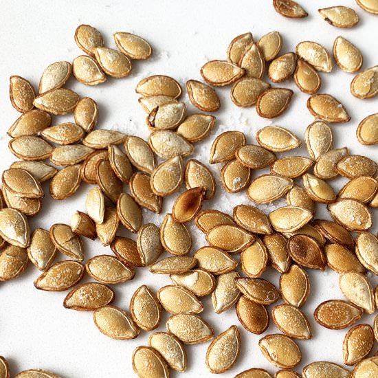 Oil Free Roasted Pumpkin Seeds