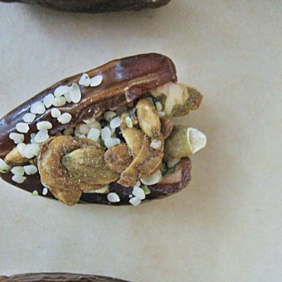 Pumpkin Seeds Stuffed Dates