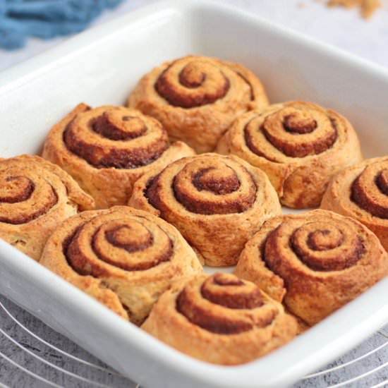 No Yeast Cinnamon Rolls