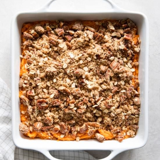 Vegan Sweet Potato Casserole