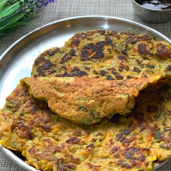 Oats Vegetable Chila (Pancake)