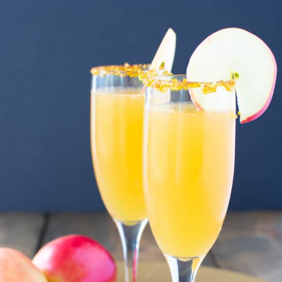 Apple Cider Mimosas