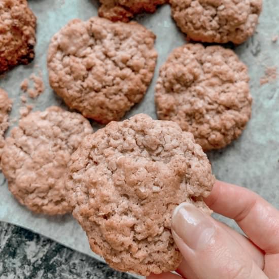 Peanut Butter Oat Cookies
