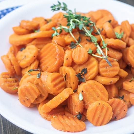 Honey Roasted Carrots with Thyme